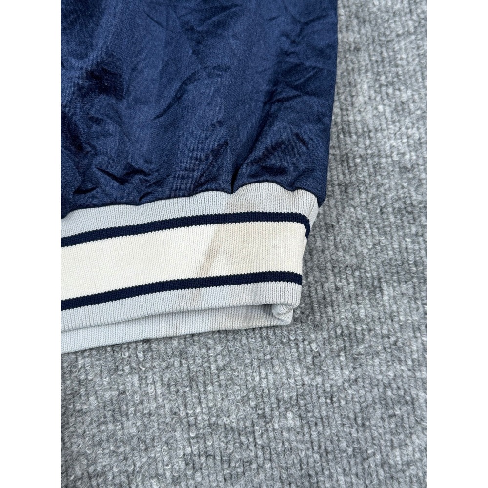 Vintage Champion USA V-Neck Pullover Windbreaker Navy White Trim Size Small 90s - Picture 3 of 16